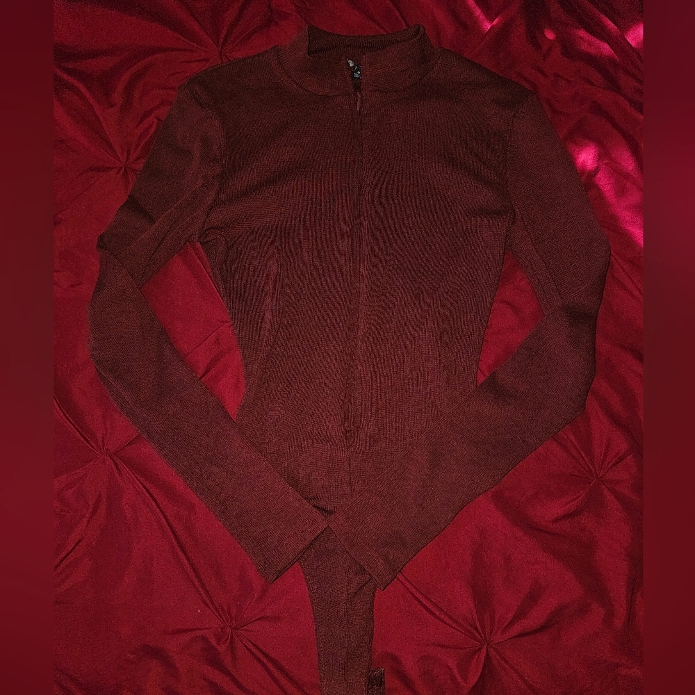 Fashion Nova Burgundy Bodysuit
